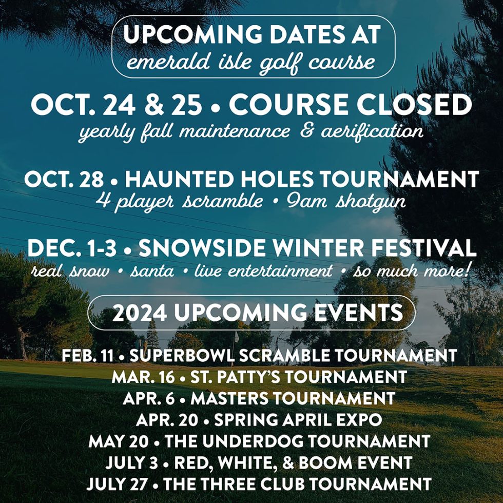 Emerald Isle Golf Course Welcome to Emerald Isle Emerald Isle Golf Course Welcome to Emerald Isle